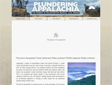 Tablet Screenshot of plunderingappalachia.org